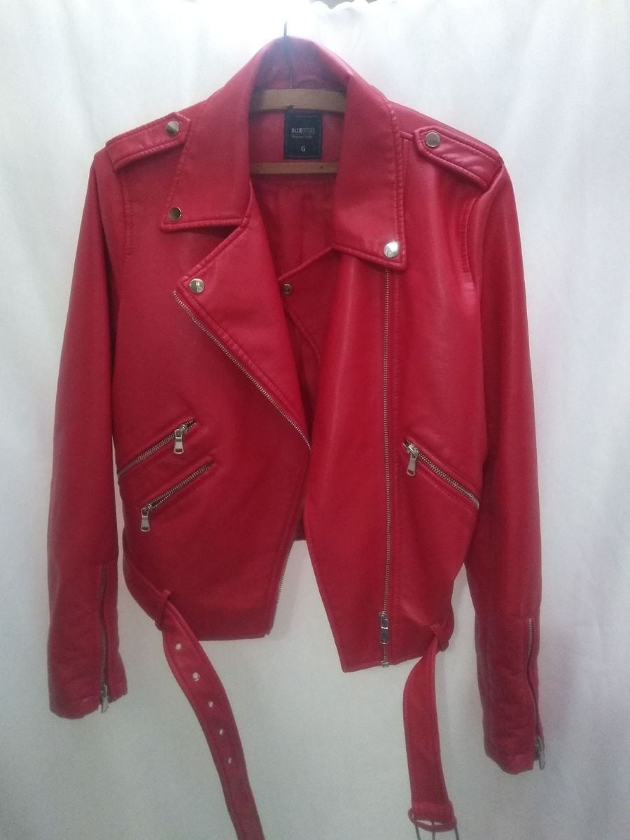 jaqueta vermelha renner