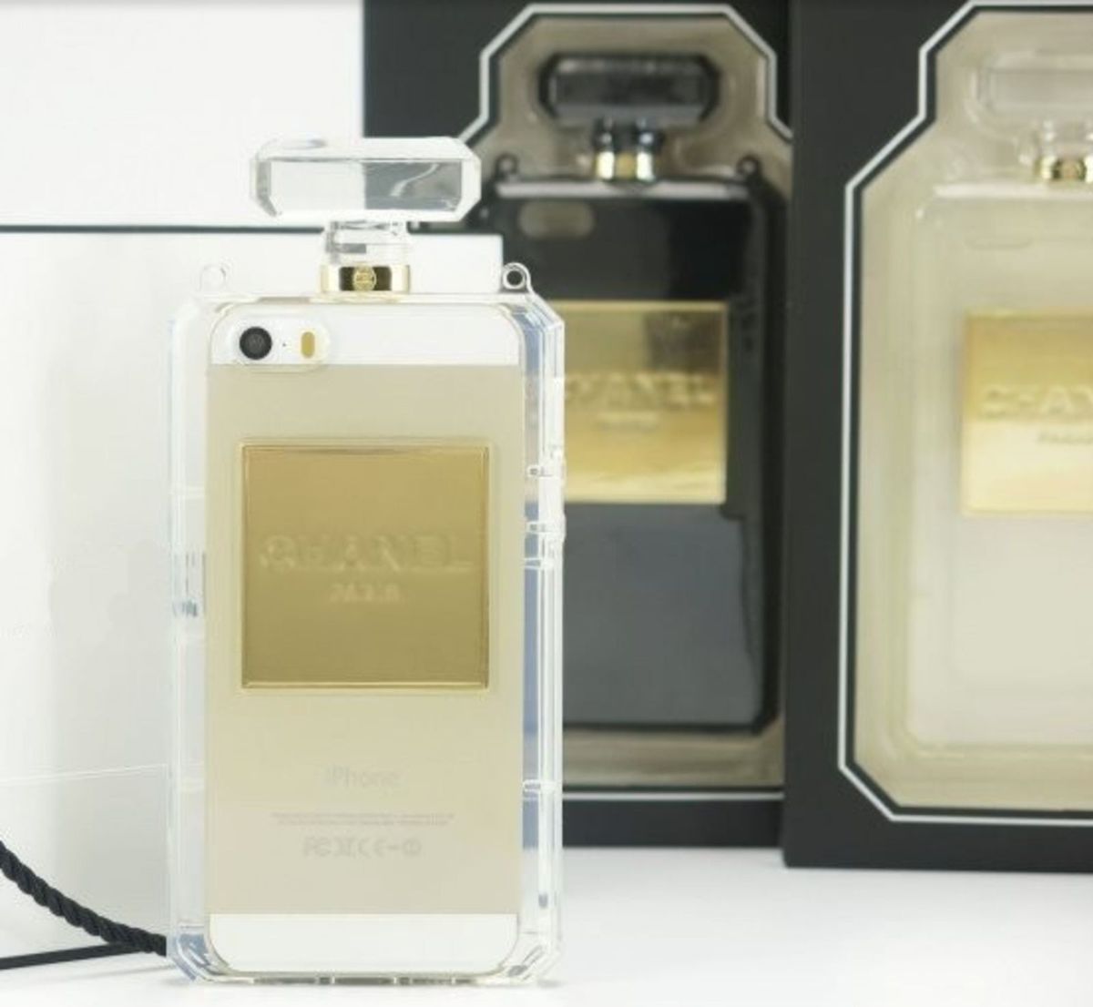 Capa Case Iphone 5 5s Chanel Perfume Transparente Iphone Nunca Usado Enjoei