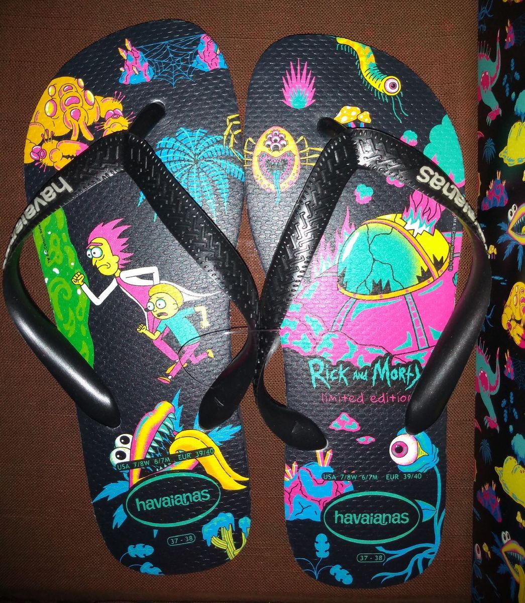 havaianas rick e morty