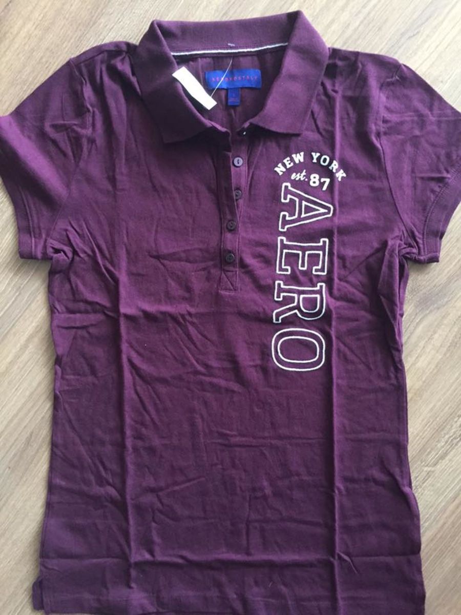 blusa polo aeropostale feminina