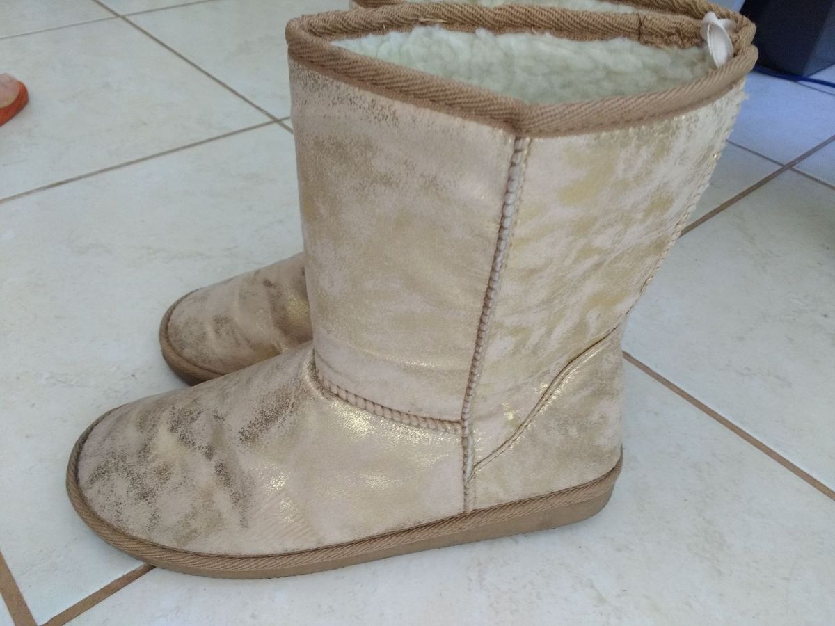 bota forrada de pelo