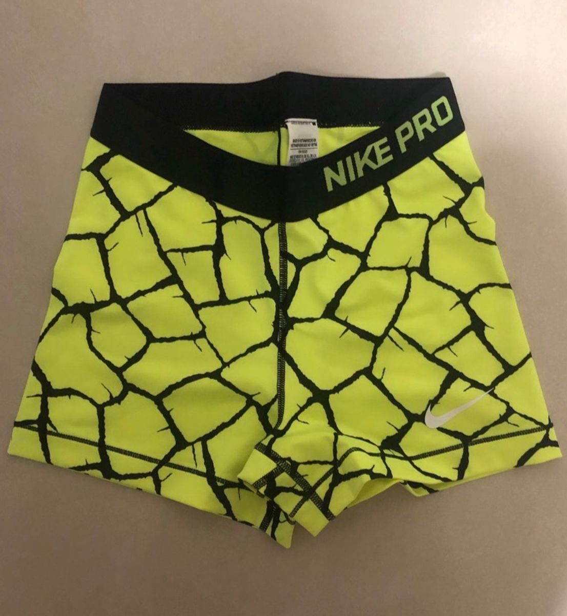 nike pro neon shorts