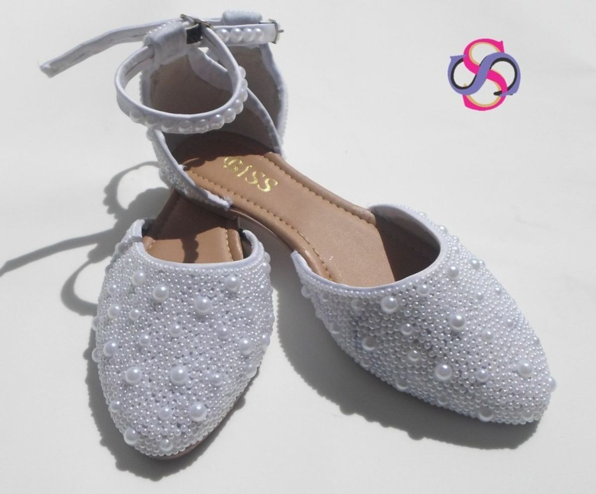 sapatilha branca para noiva