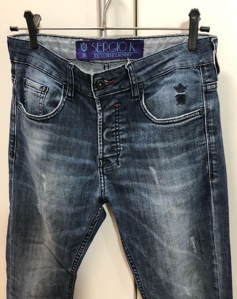 jaqueta jeans sergio k