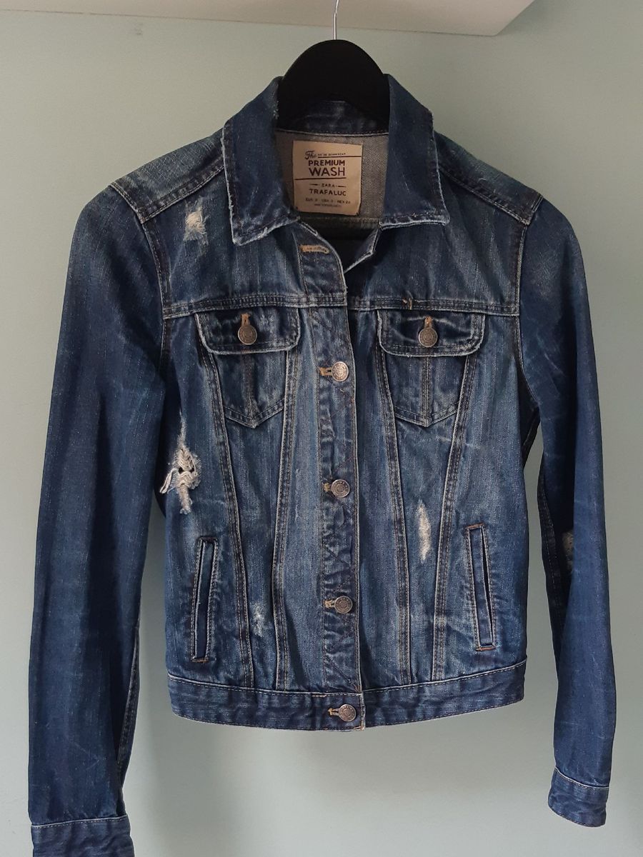 jaqueta jeans feminina zara