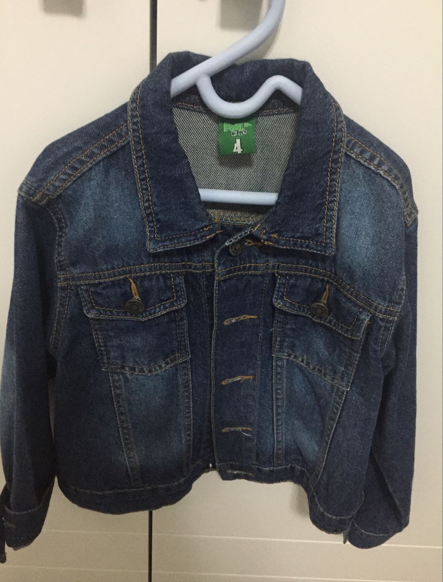 jaqueta jeans menino