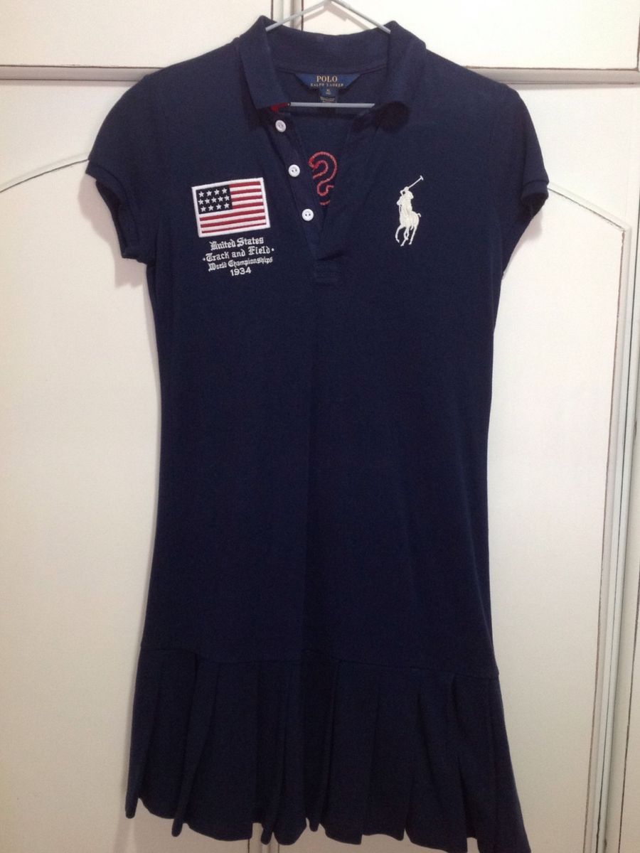 ralph lauren vestido polo