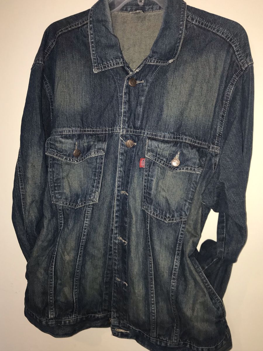 enjoei jaqueta jeans