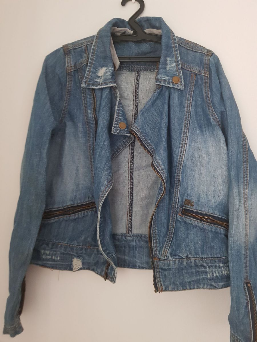 jaqueta jeans capuz