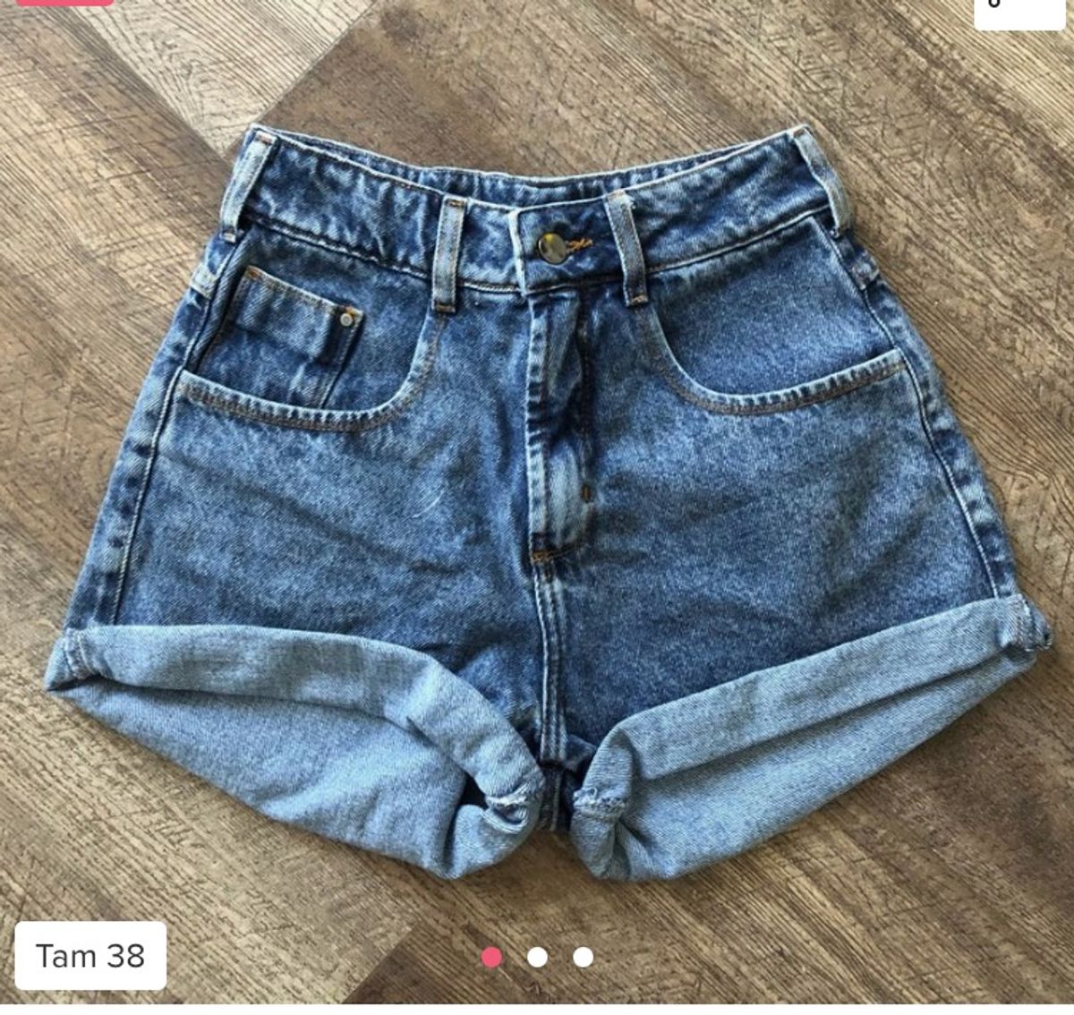 short alcance jeans