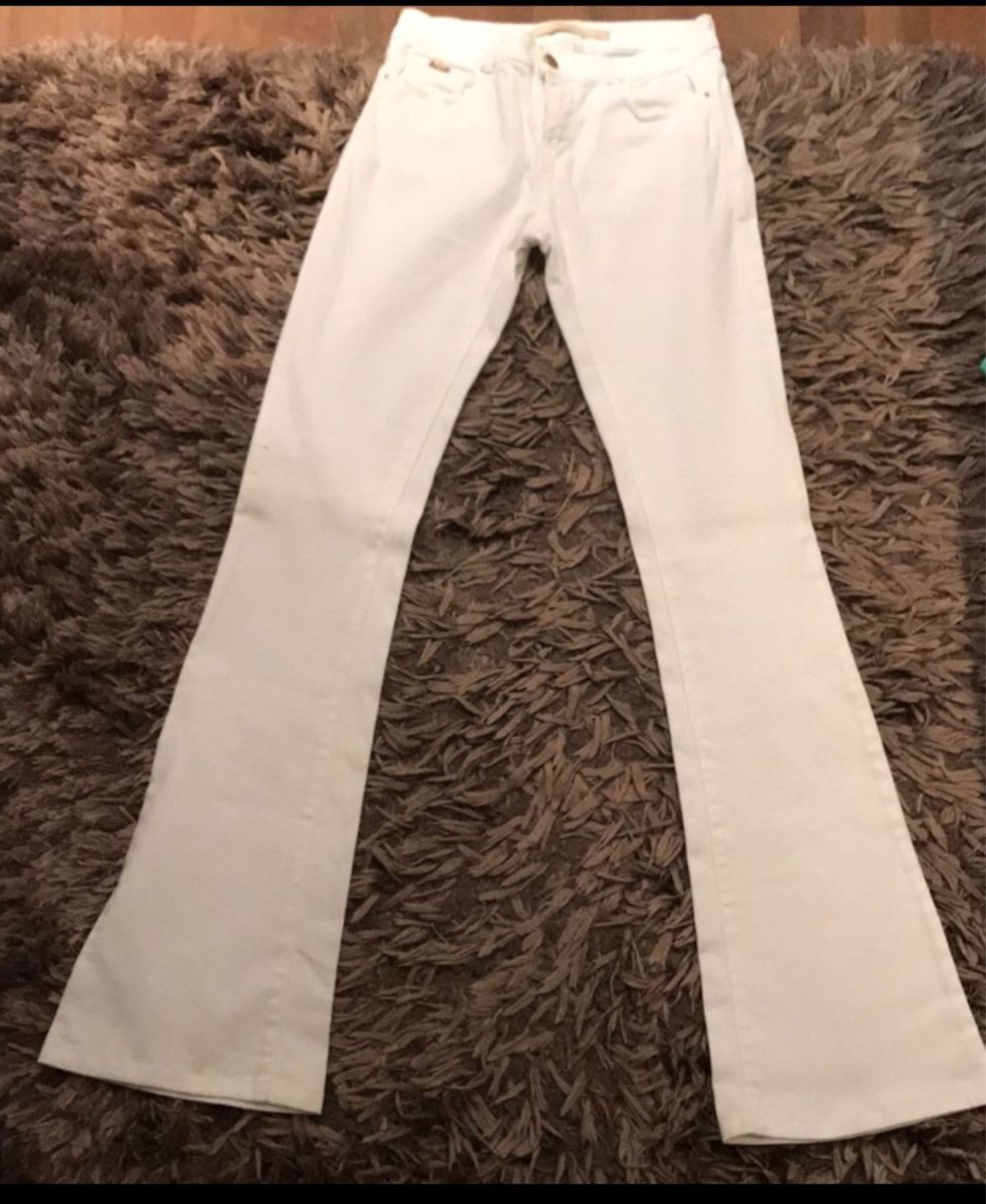 calça flare zara