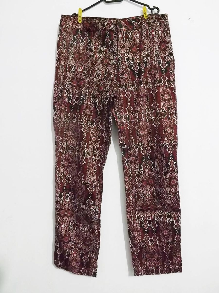 calça de gabardine feminina