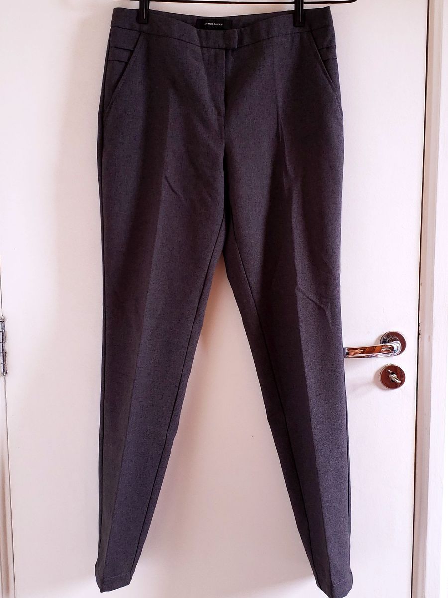 calça social grafite feminina