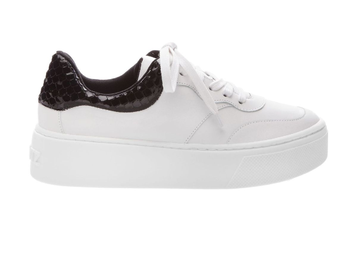 tenis flatform branco schutz