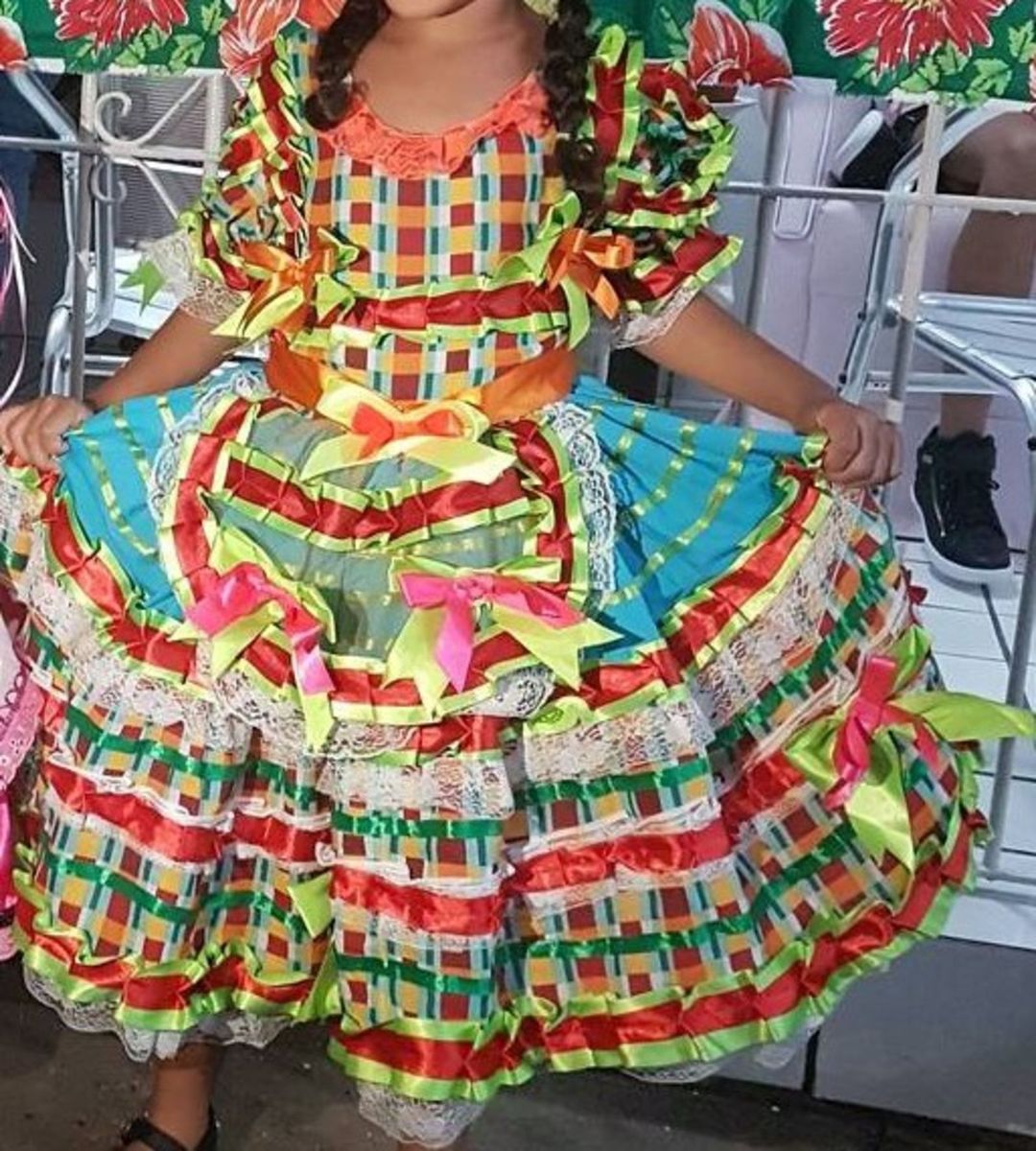 vestido de são joão infantil