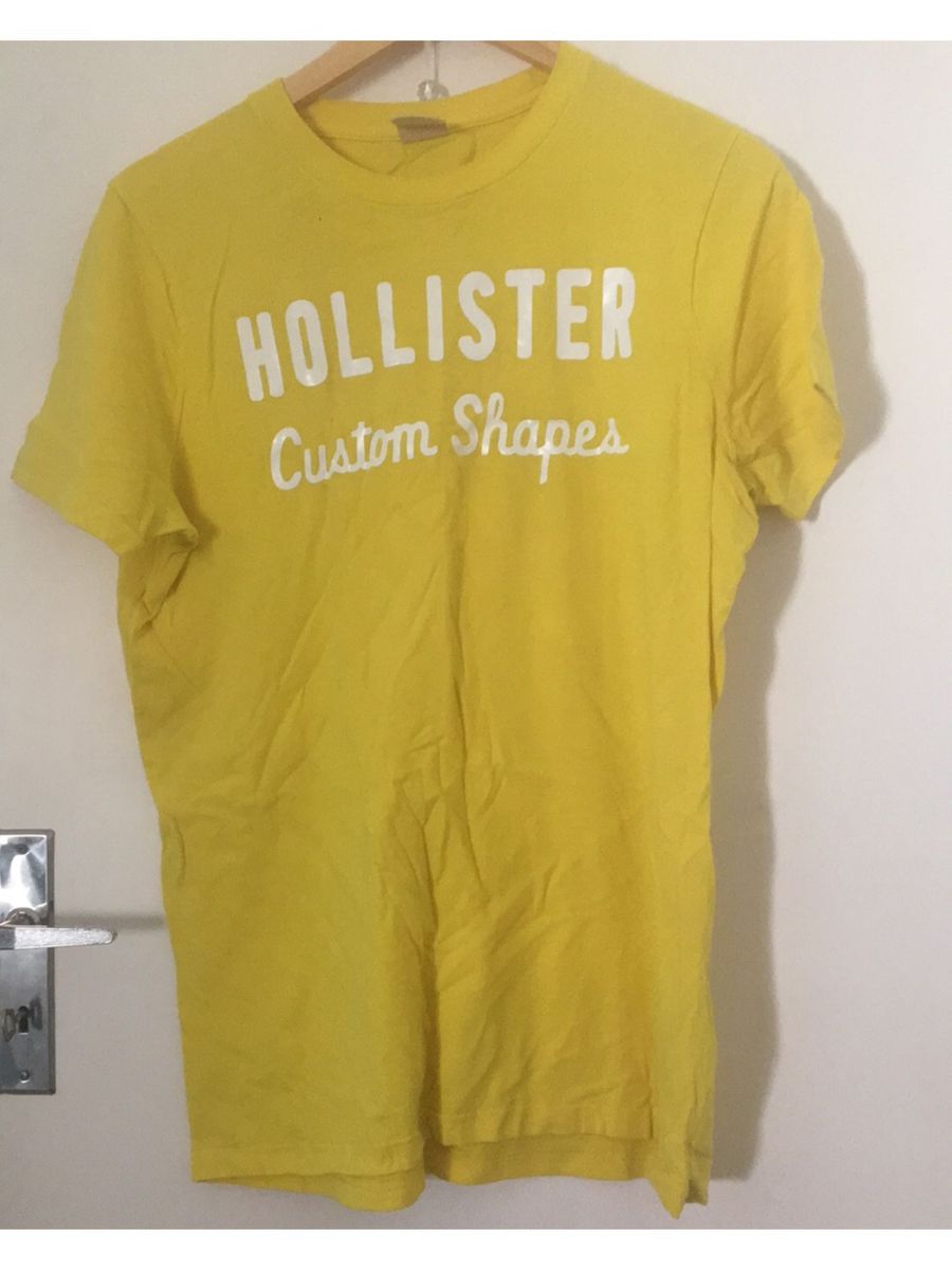 moletom hollister amarelo