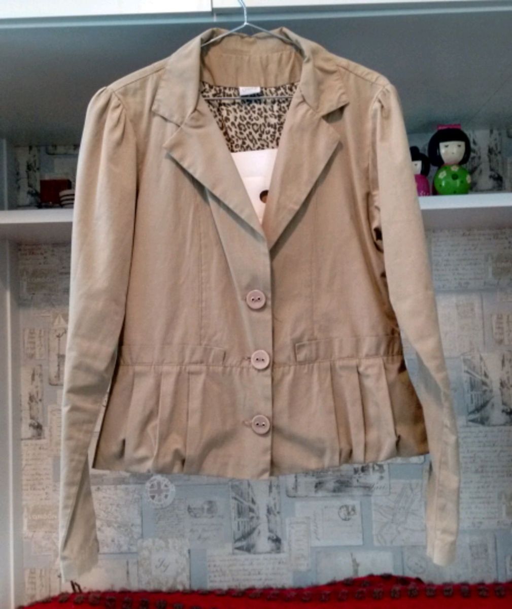 jaqueta de couro leader