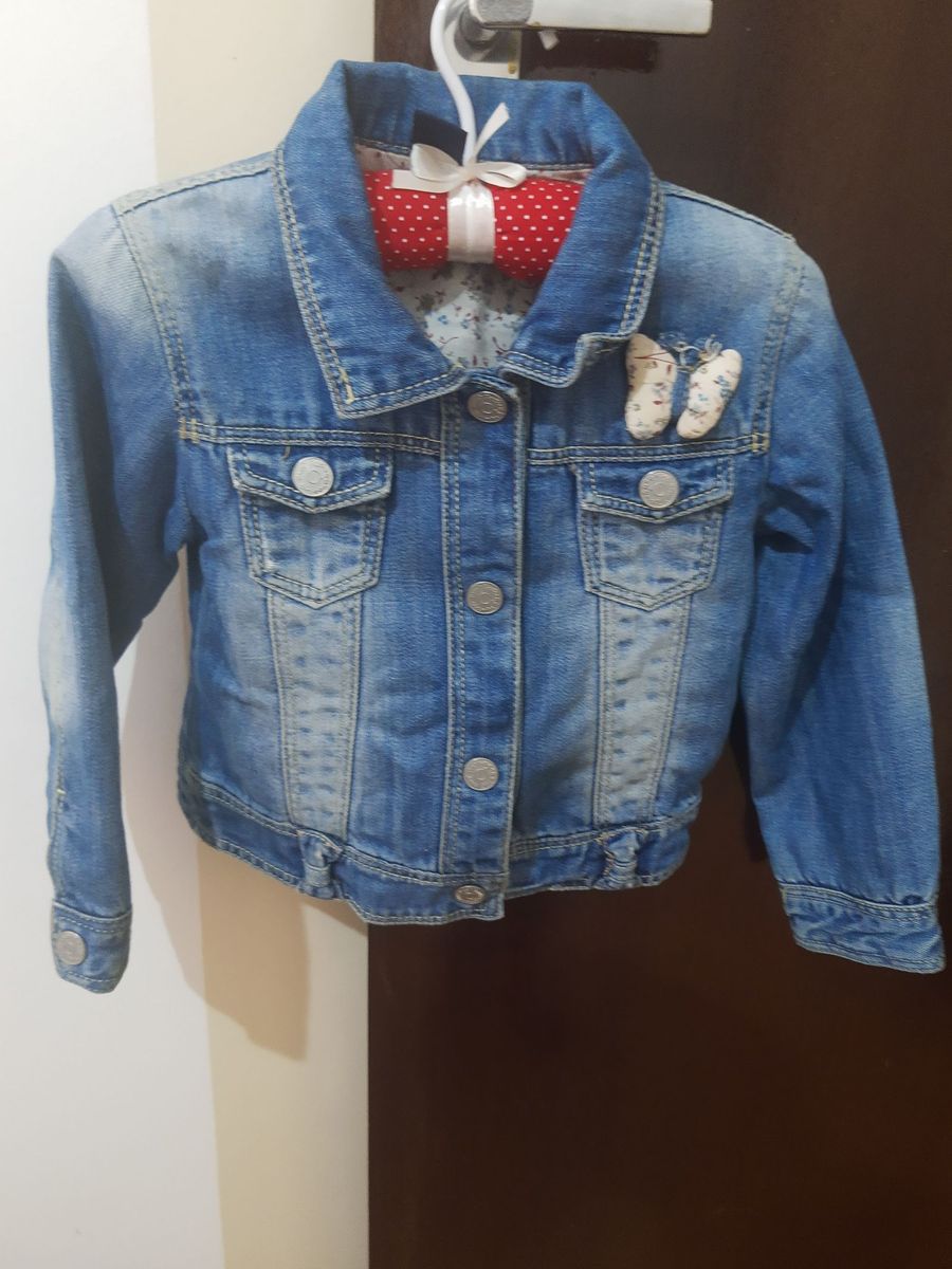 jaqueta jeans infantil feminina zara