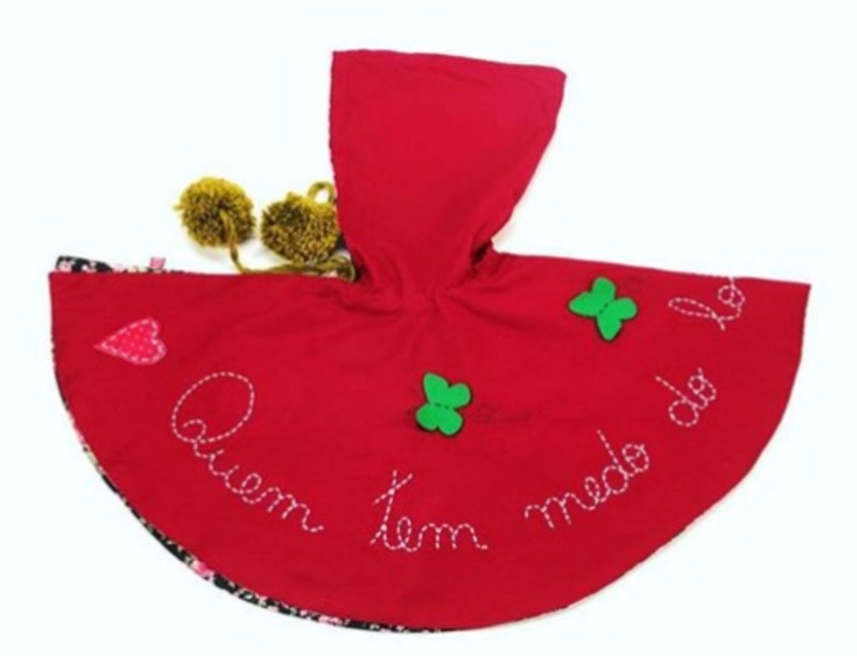 Capa Da Chapeuzinho Vermelho Para Comprar Capa Da Chapeuzinho Vermelho Roupa Infantil Para Menina Vacamarella Nunca Usado 29873237 Enjoei