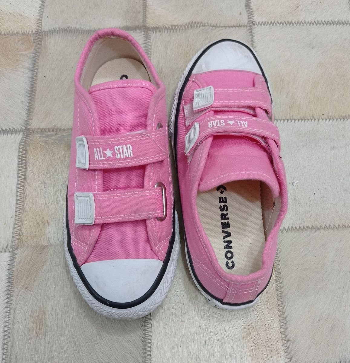 all star rosa com velcro