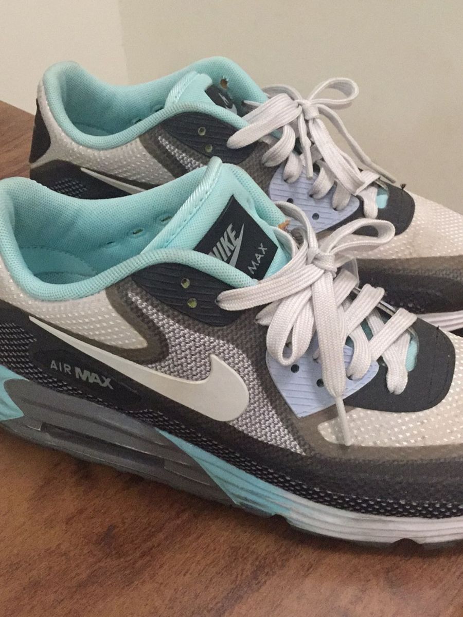 air max 90 azul e cinza