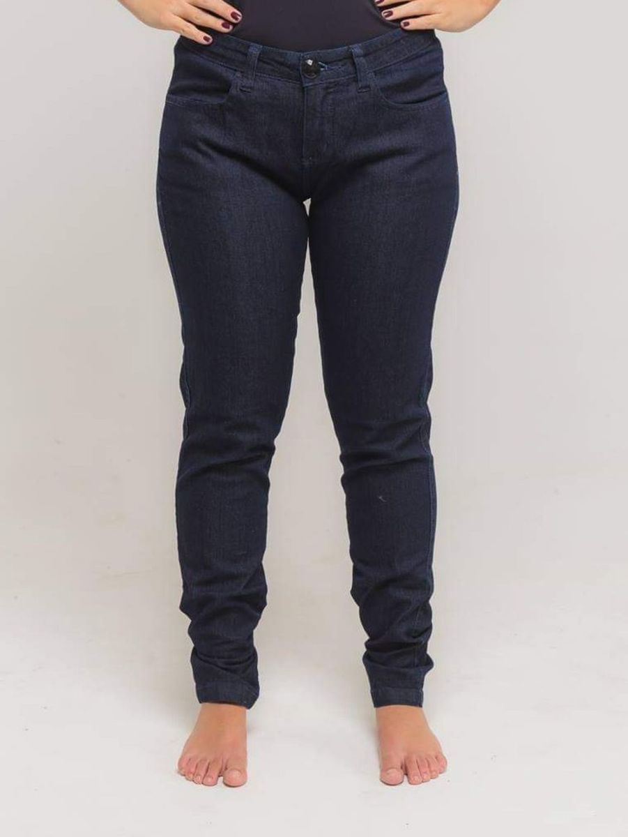 calça jeans preta feminina renner