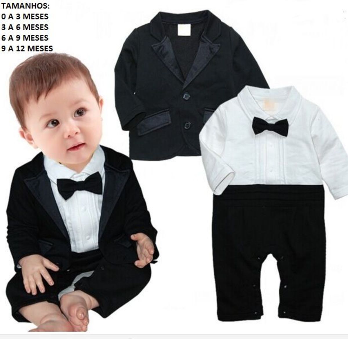 roupa social bebe 6 meses