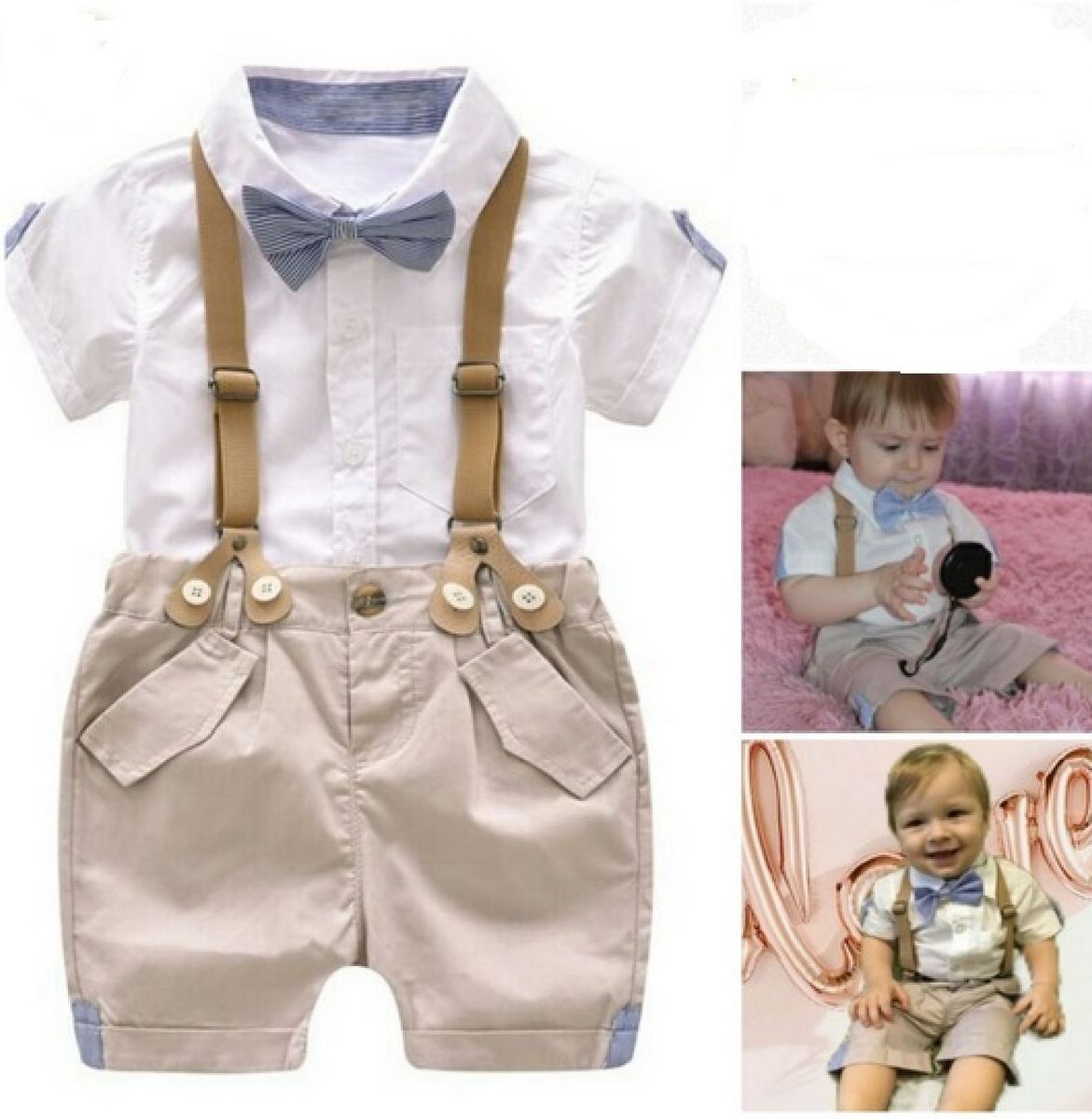 roupa para bebe com suspensorio