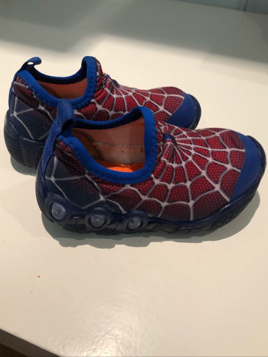 tenis bibi led homem aranha