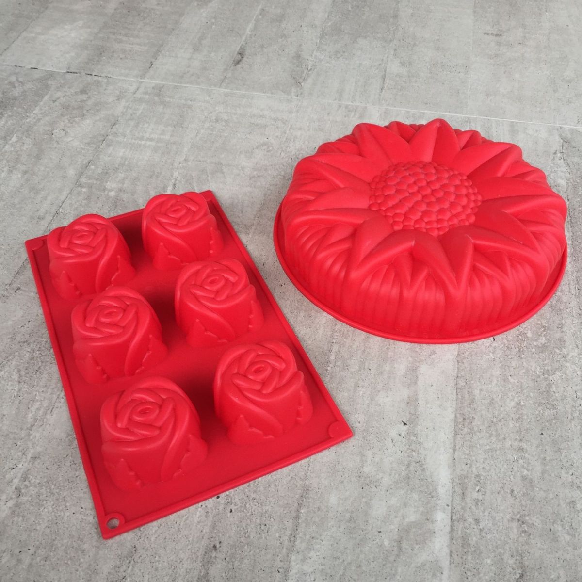 Forma De Silicone Para Bolo Em Formato Girassol E Forma Para