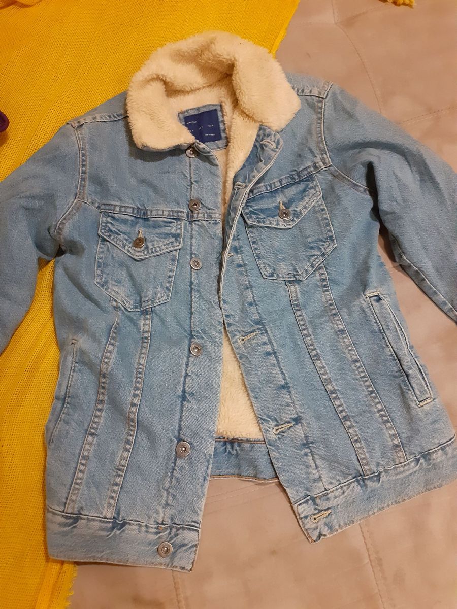 jaqueta jeans infantil feminina zara