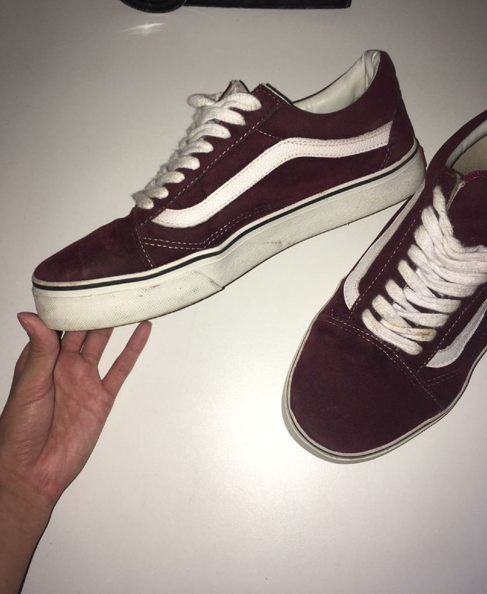 tenis vans old skool vinho original