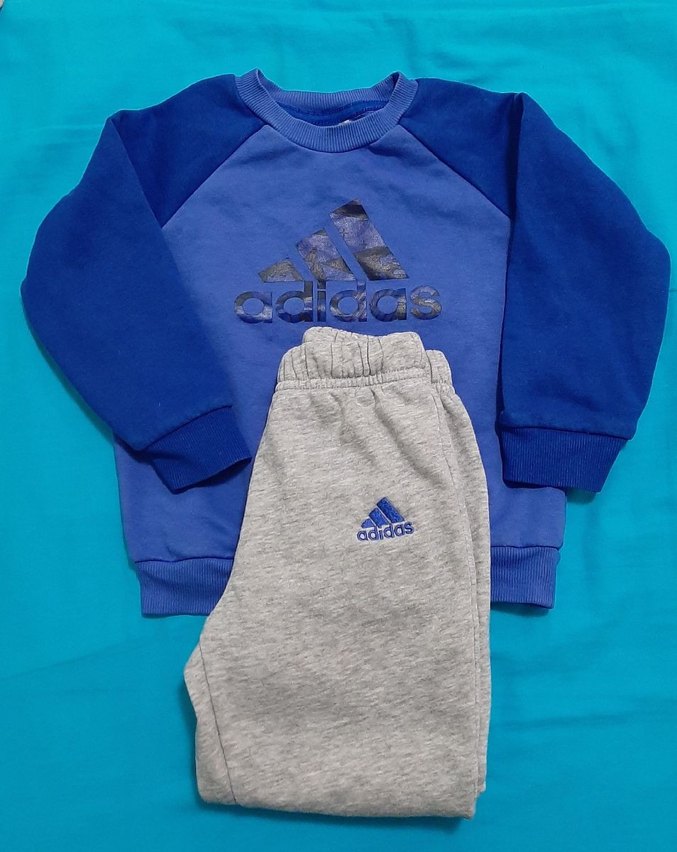 conjunto moletom adidas infantil