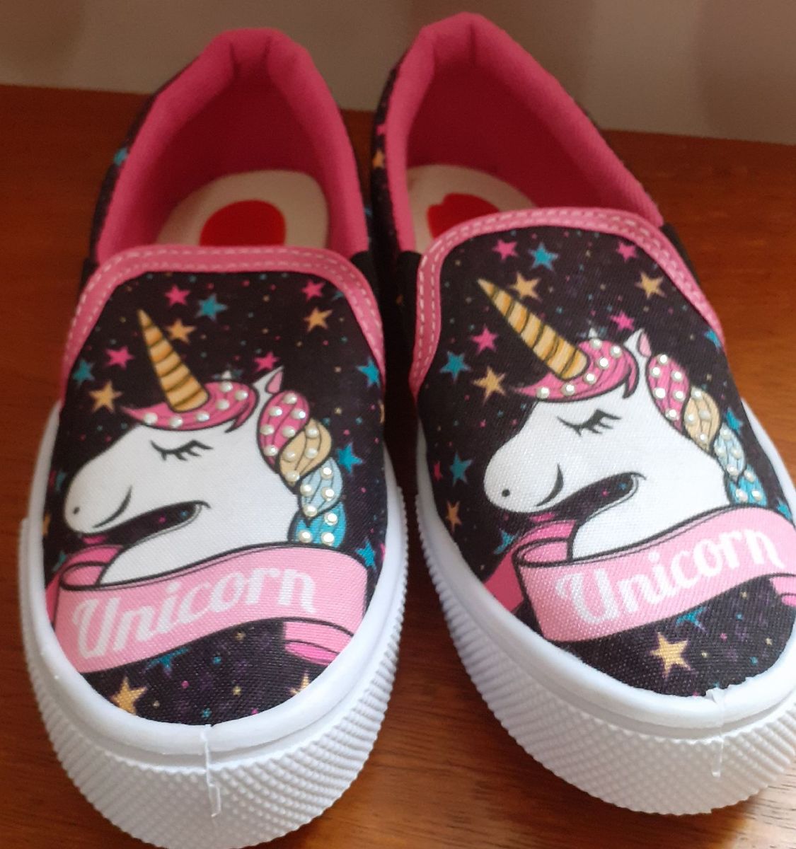 sapato unicornio