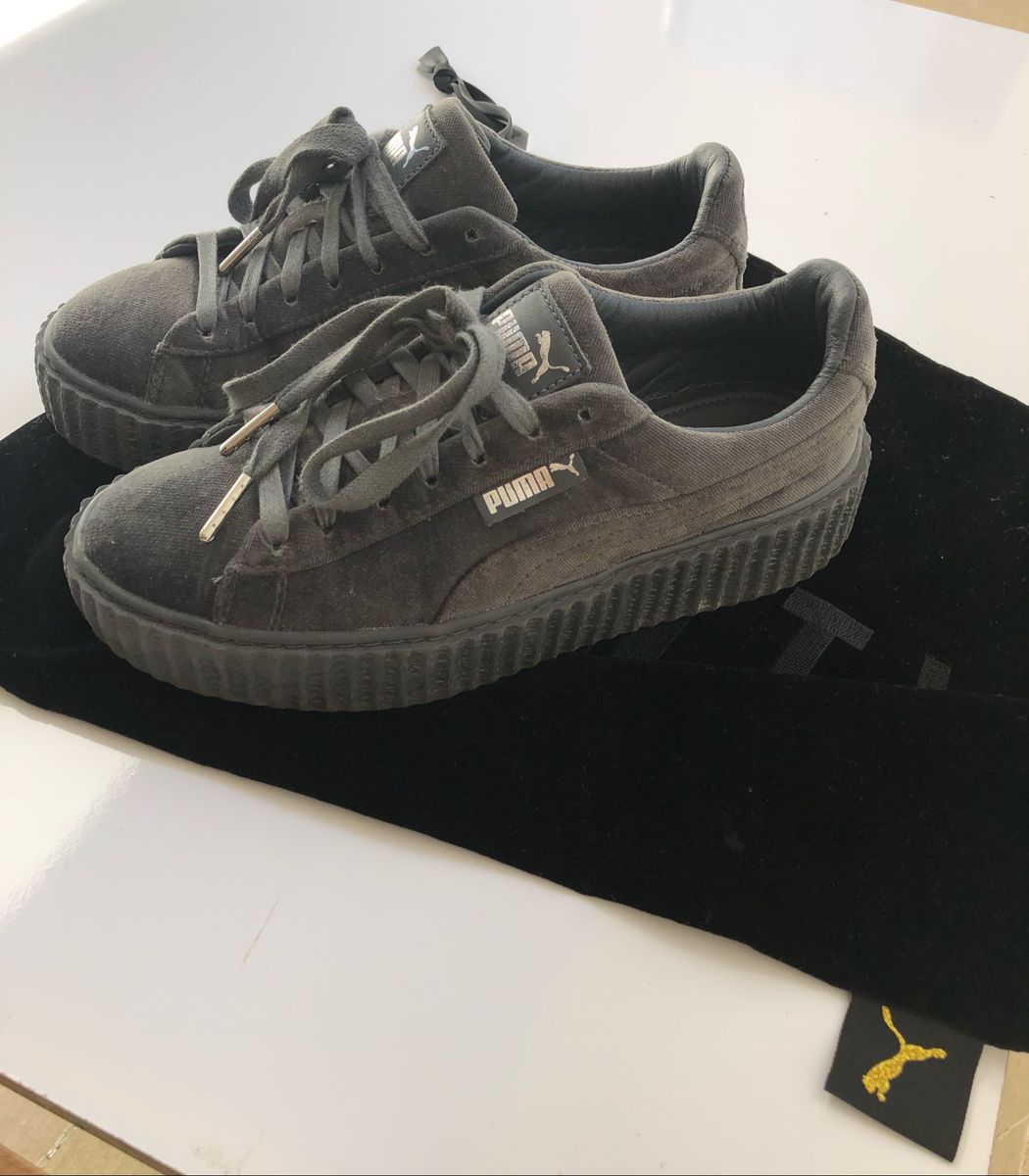 puma fenty cinza