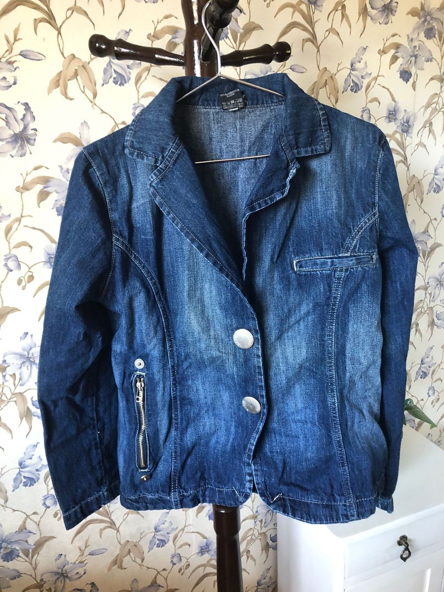 jaqueta jeans feminina bivik