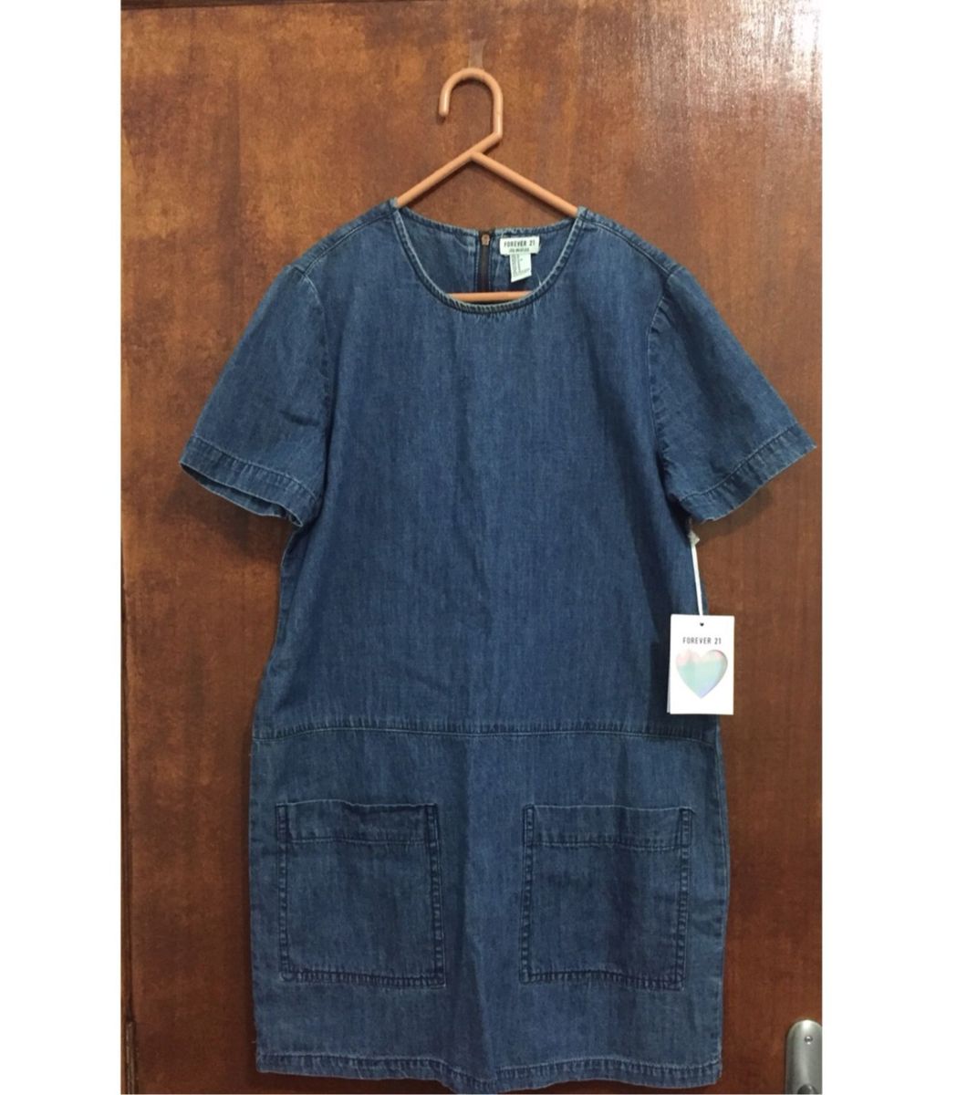 vestido jeans forever 21