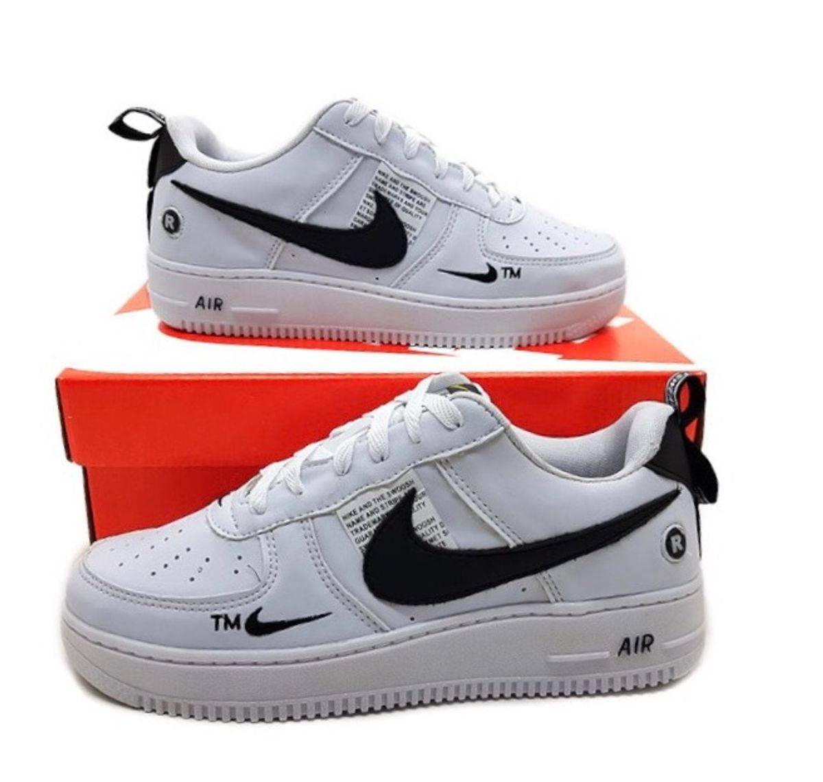 tenis nike air force cano baixo