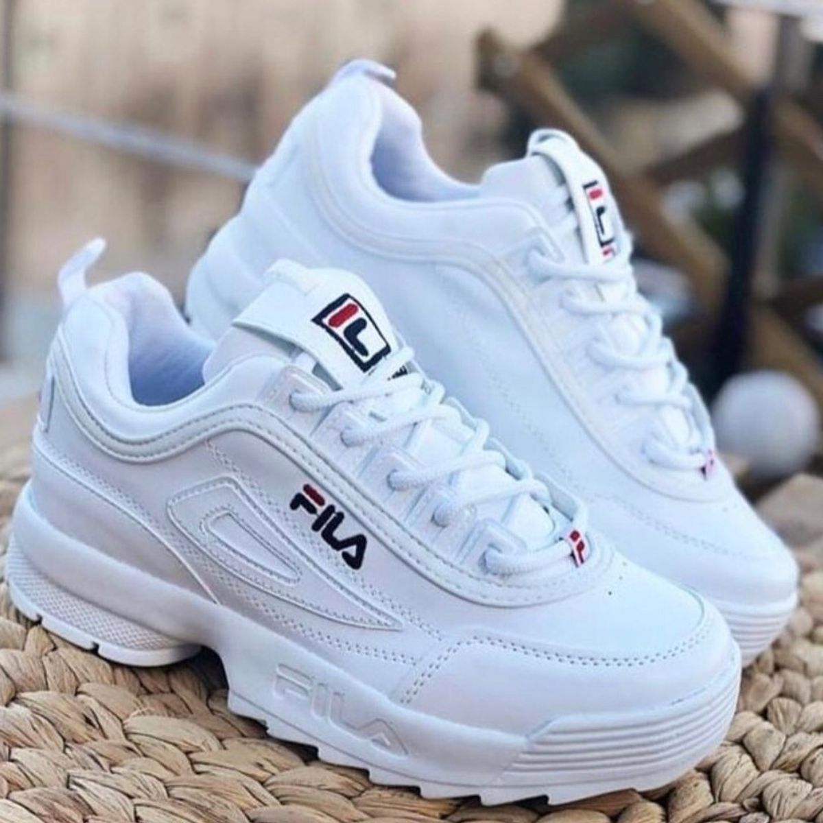 tenis fila branco e rosa feminino