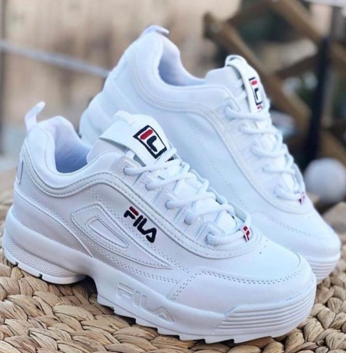 tênis fila feminino branco