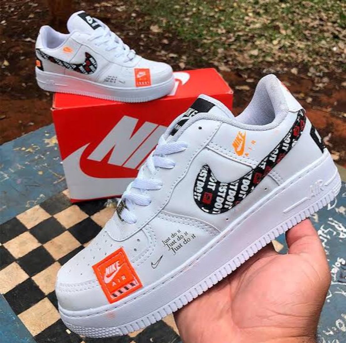 nike branco baixo