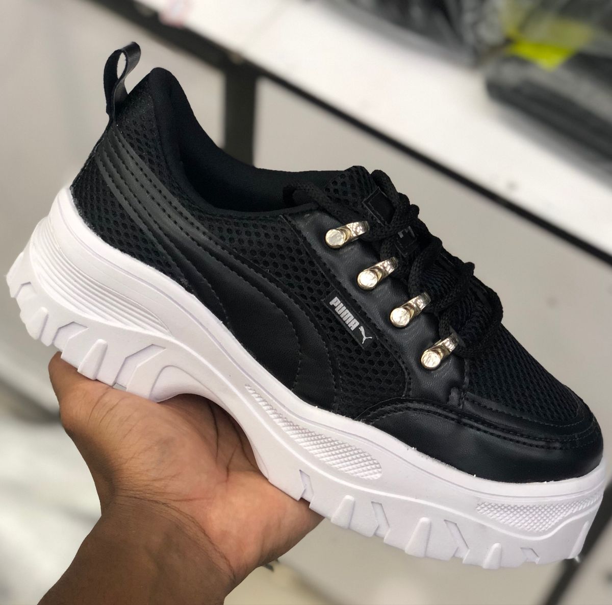 tênis puma femme plataforma