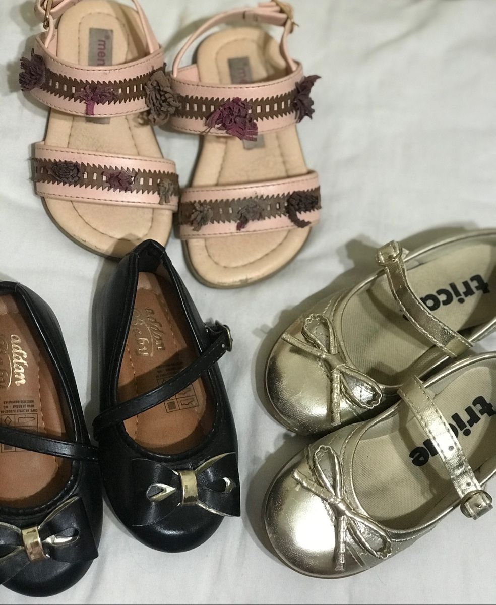 calçado para meninas