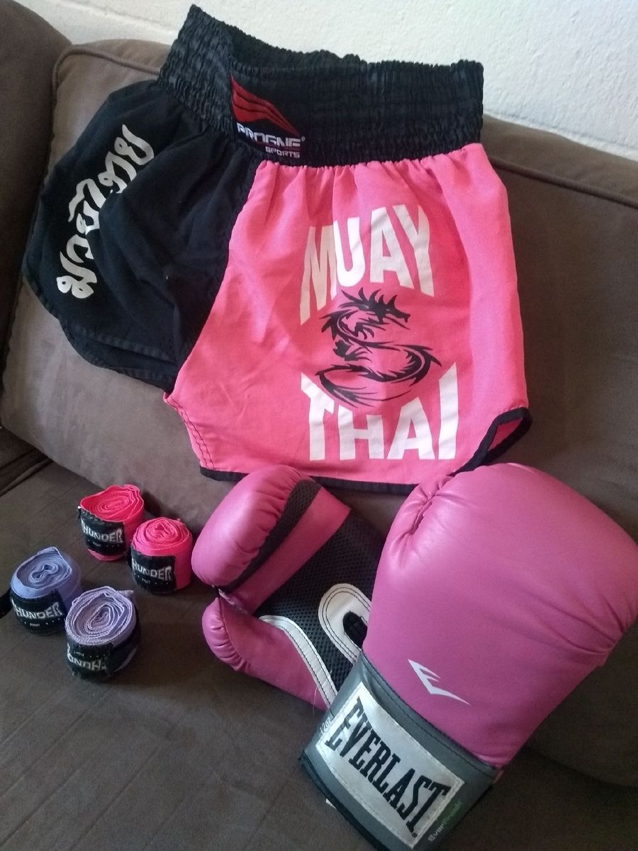 roupa de muay thai feminino centauro