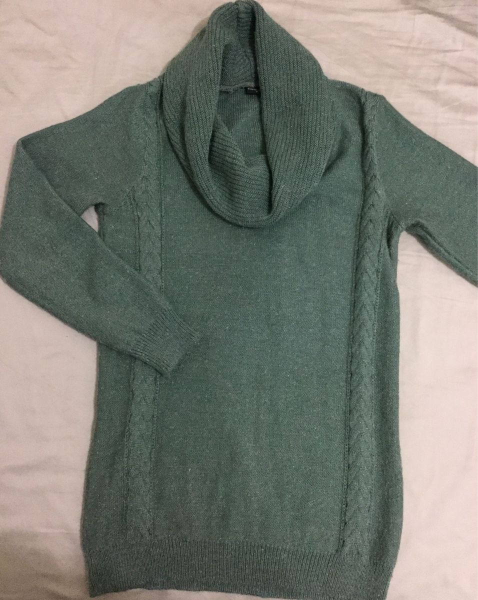 blusa de lã para usar com legging
