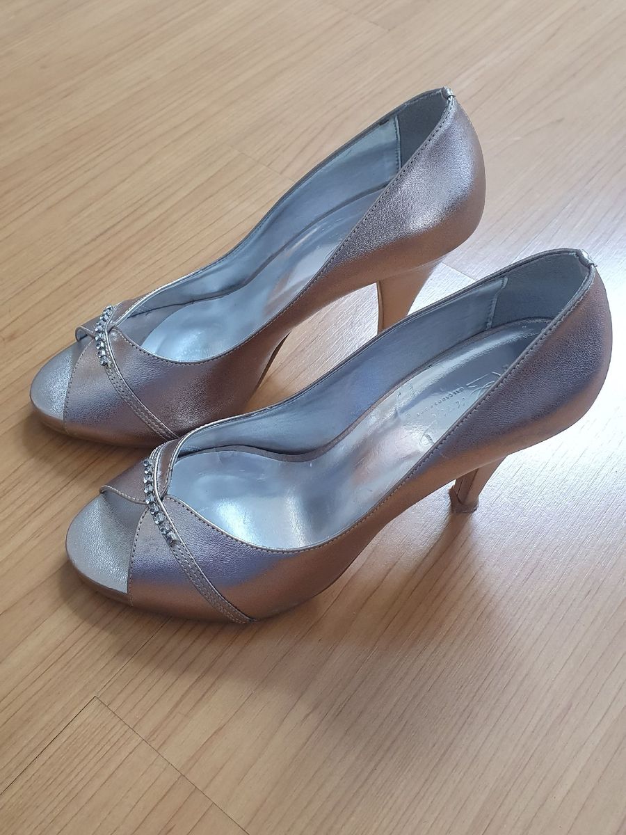 sapato prata velho festa