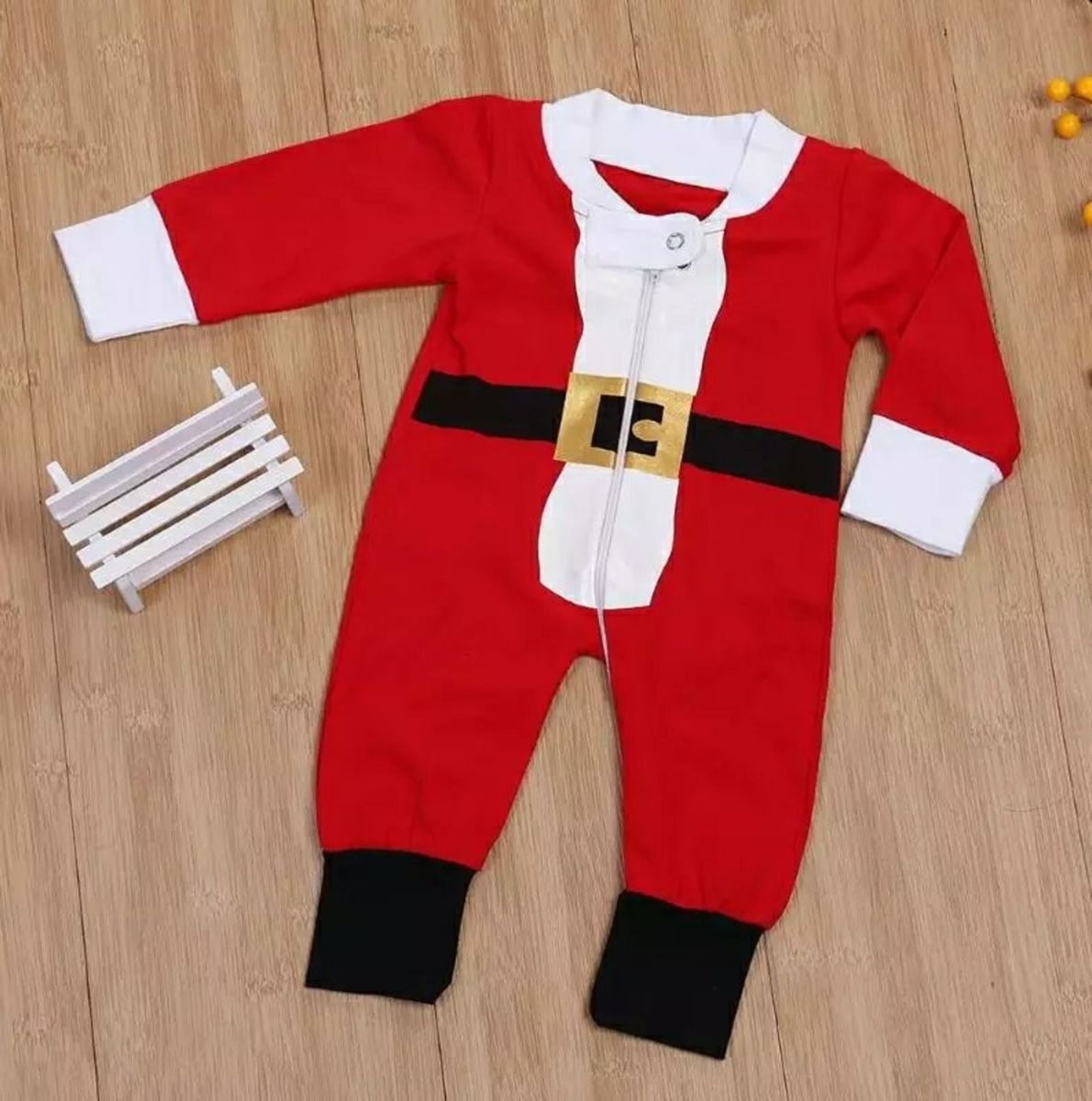 roupinha de papai noel para bebe