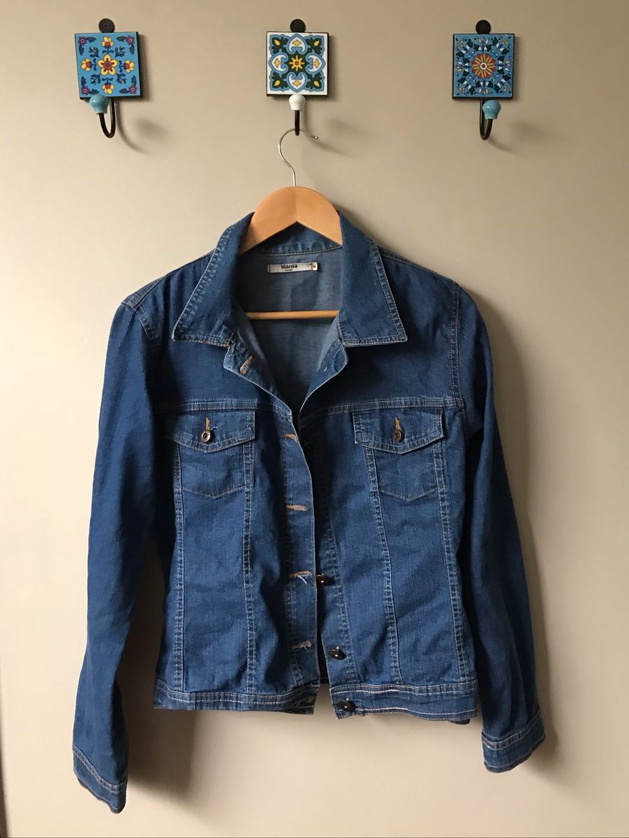 jaqueta jeans feminina curta marisa