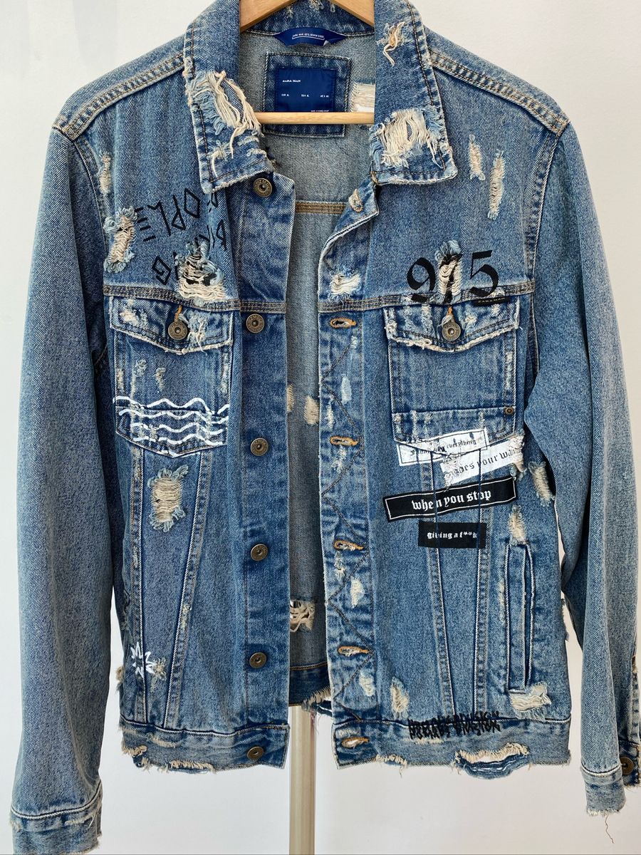 jaqueta jeans infantil feminina zara