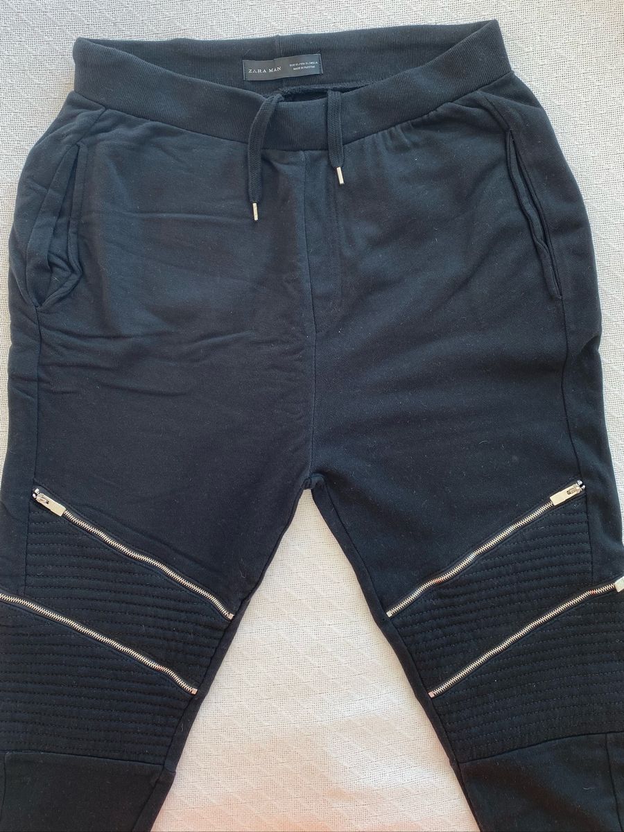 calça moletom masculina zara